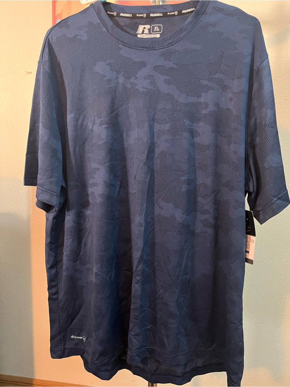 Russell Athletic Navy Camouflage Performance Short-Sleeve Tee